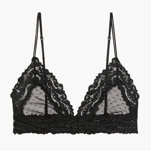 Savage x Fenty Dotted Mesh Bralette